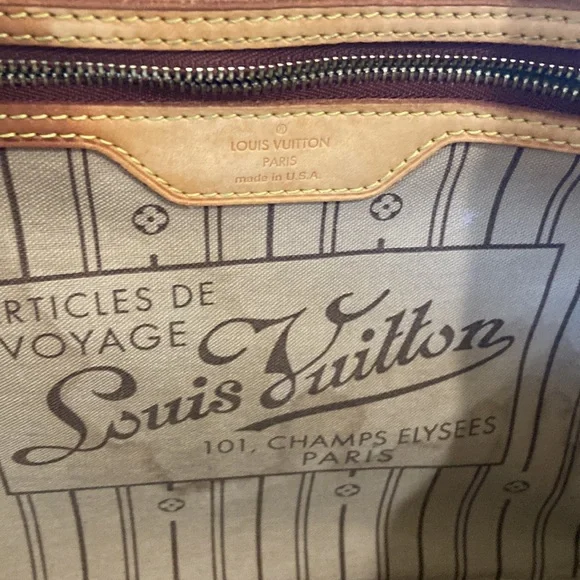Authentic LV neverfull mm - Picture 7 of 10
